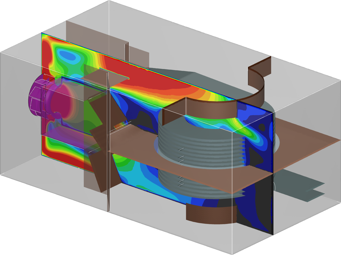 cfd of spiral cooker