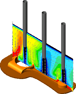 CFD Model of Velocity Profile of Connecting Rods