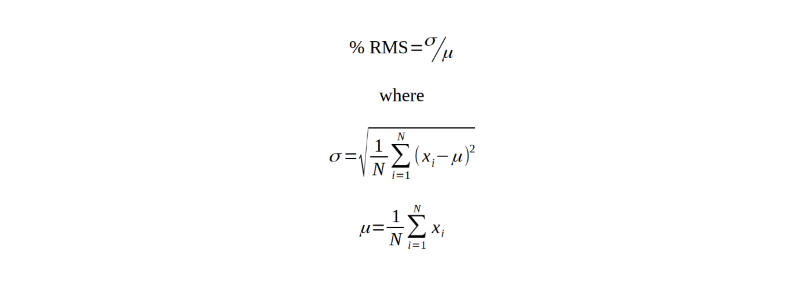 RMS equations