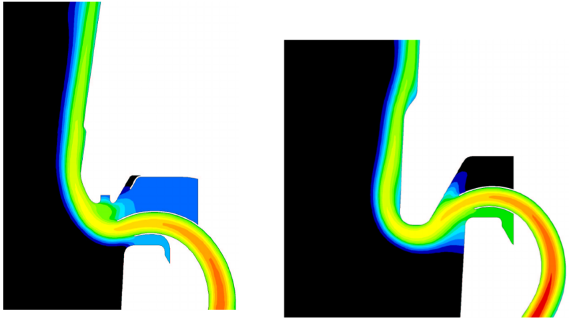CFD model venting hot gases